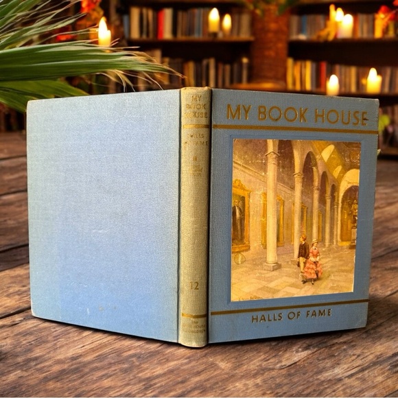 VINTAGE 1937 Halls of Fame of My Book House - Childhood Biographies of Authors - Picture 3 of 16